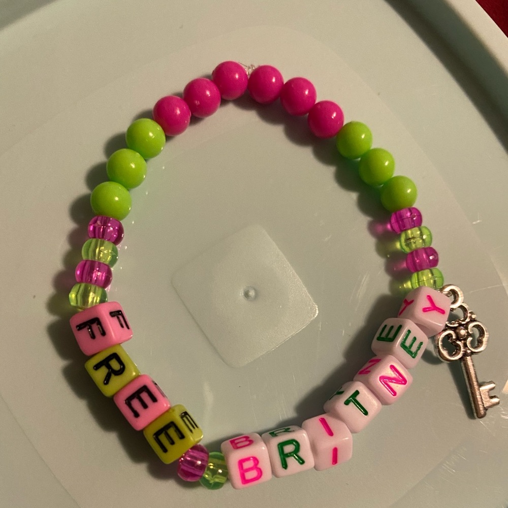 Free Britney handmade bracelet